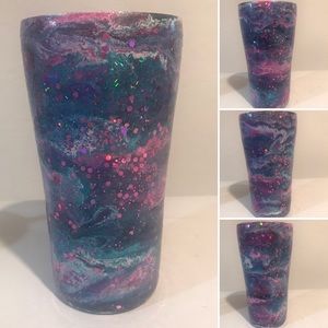Custom 20oz Insulated Tumbler with Galaxy design